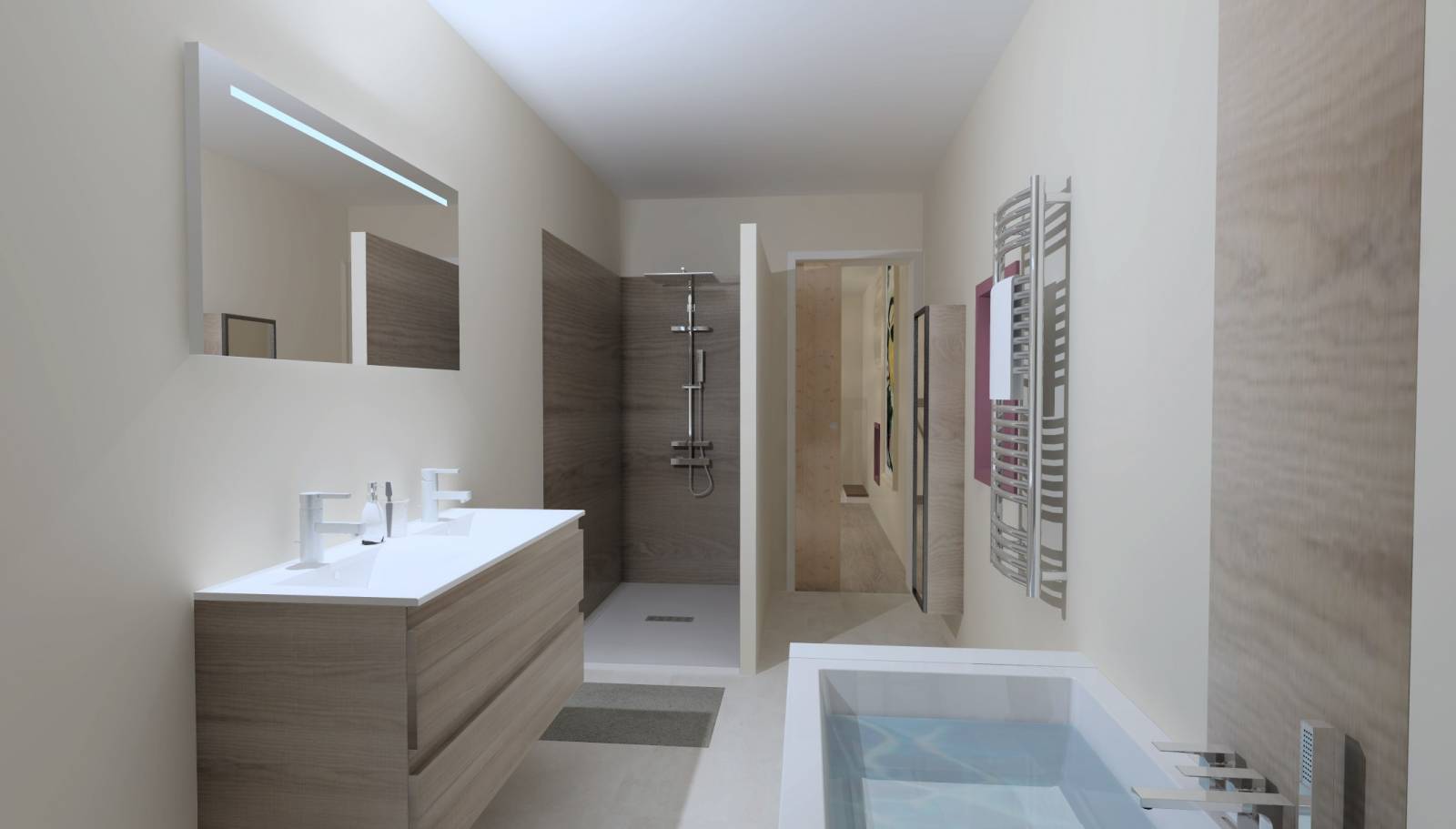 Conception d'une salle de bain dans la région Provence Alpes Côte d'Azur