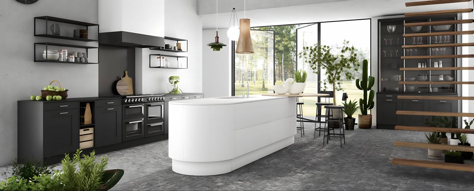 Conception et rénovation de cuisine Villeroy et Boch dans le PACA