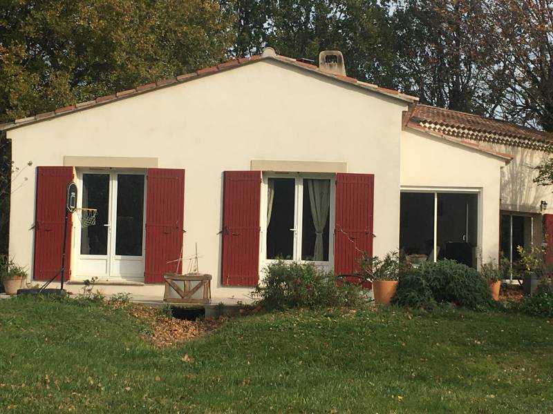 Avant création de la picine à coque sur Monteux dans le Vaucluse