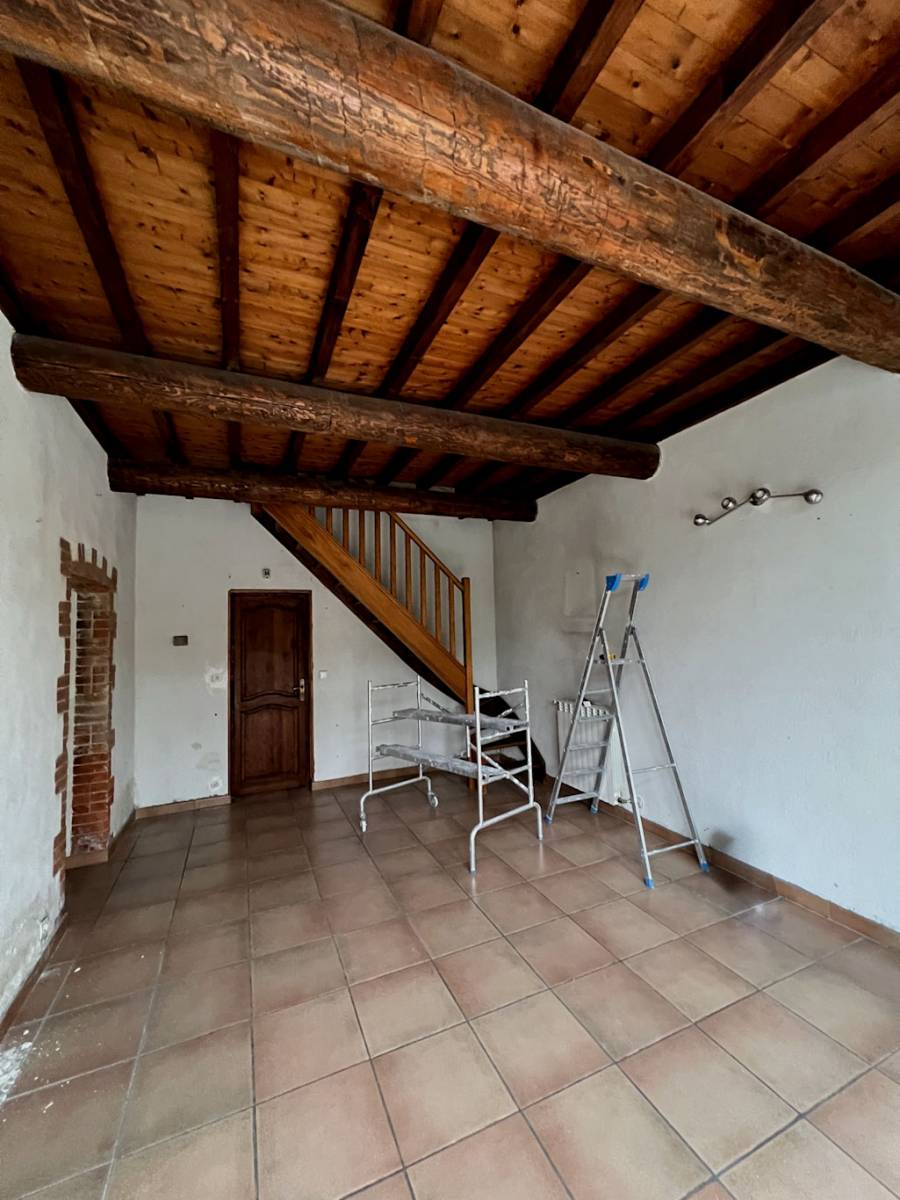 Rénovation d'un salon sur Entraigues dans le Vaucluse 